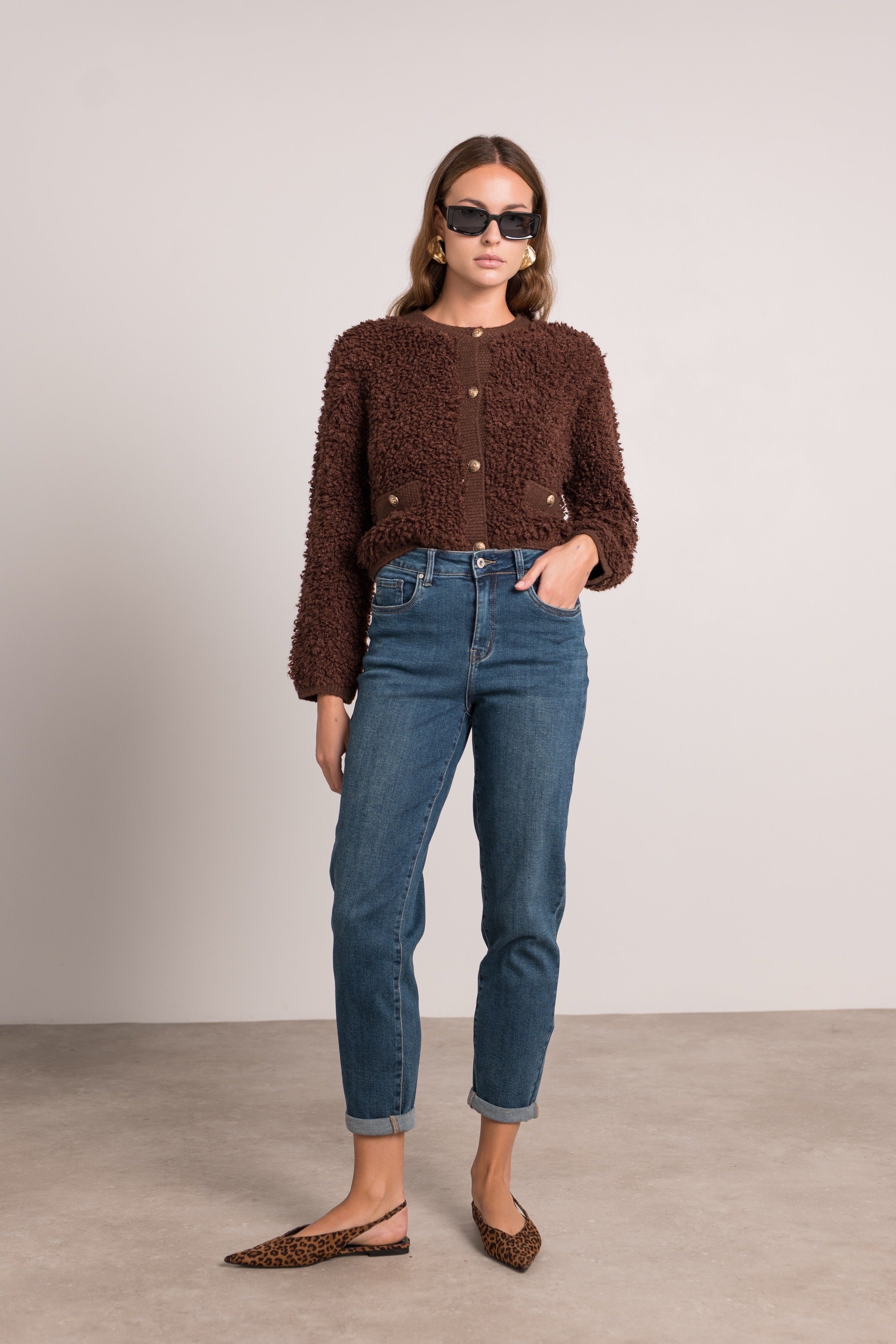 Louna Mom Jeans - Blue