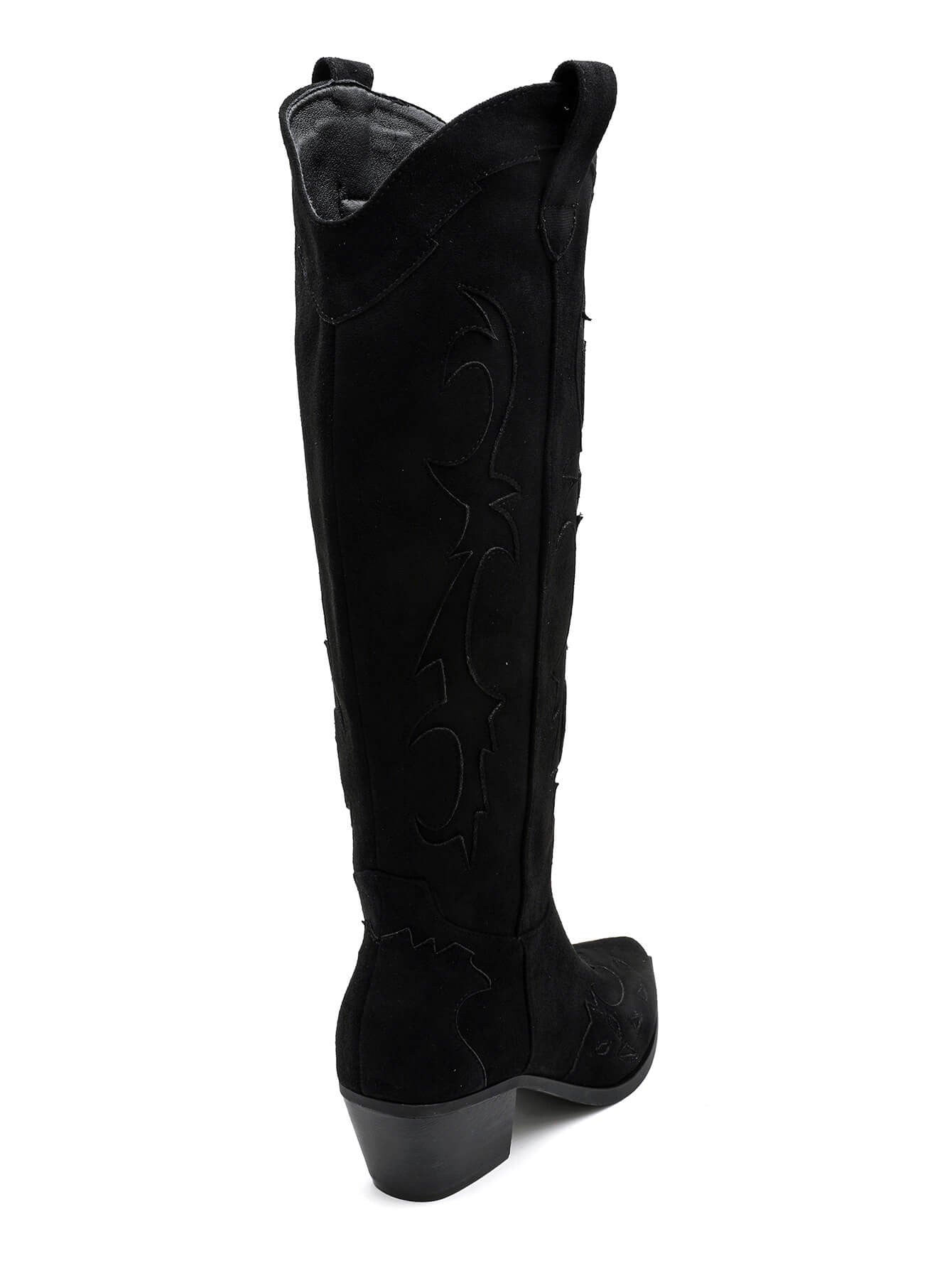 Classic High Western Boots - Black