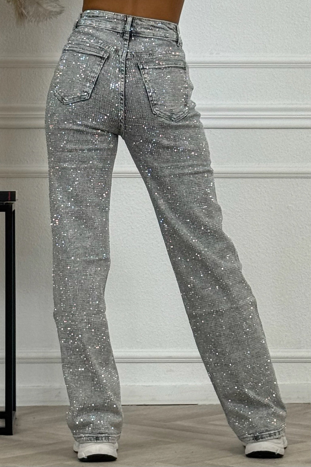 Super Glitter Jeans - Grey