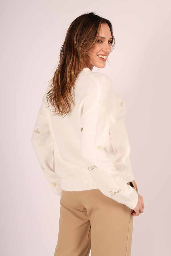 Fabienne Amour Sweater - Beige