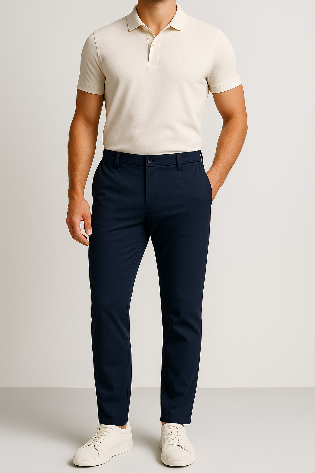 Men Trousers L32 - Dark Blue