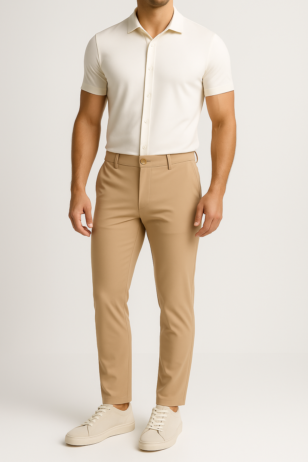 Men Trousers L32 - Latte